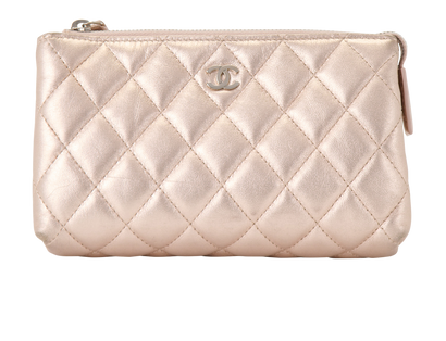 Chanel Cosmetic Zip Pouch, front view